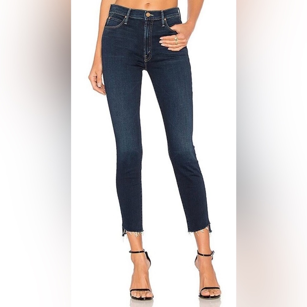🎉 MOTHER Stunner Zip Ankle Step Fray Sz 31